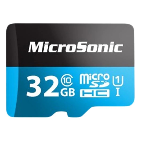 کارت حافظه MICROSD HC میکروسونیک کلاس 10 استاندارد UHS-I سرعت 80MBps ظرفیت 32 گیگابایت